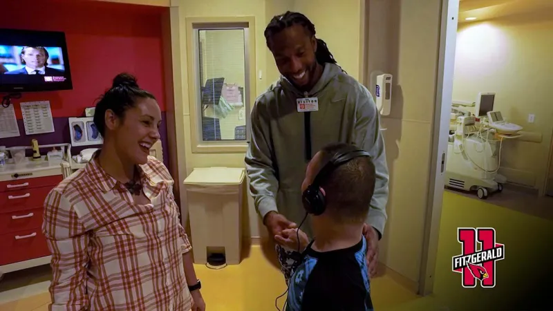 Larry Fitzgerald's Hospital Visits Left Impact Close To Home
