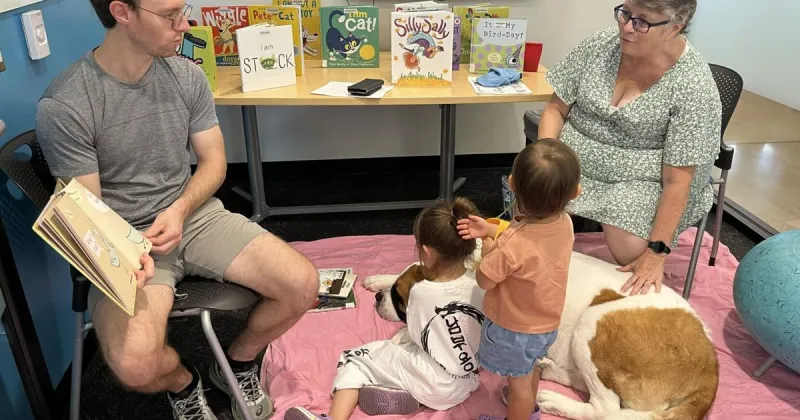 Sit & learn: Read to a Dog program builds young readers' confidence