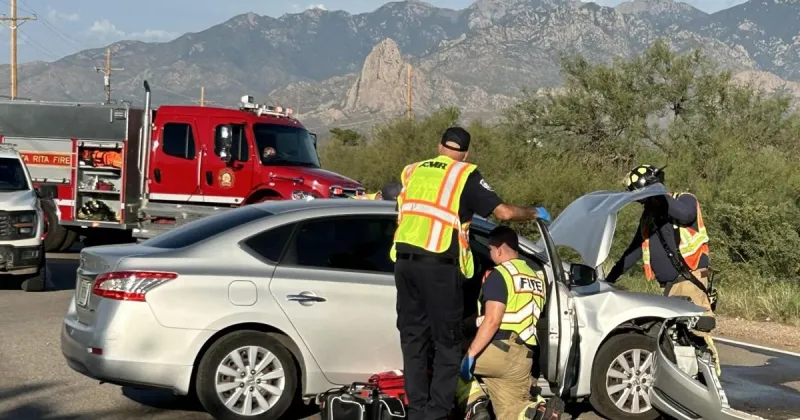Four injured in Amado crash