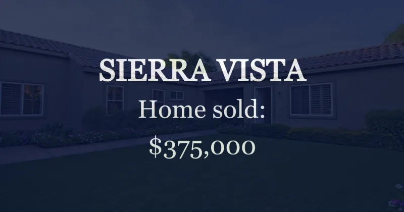 Sierra Vista: Single-family home goes for $375,000