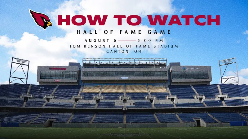 How To Watch: Cardinals vs. Panthers, Hall of Fame Game
