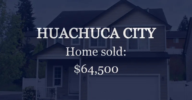 Huachuca City: Single-family home sells for $64,500
