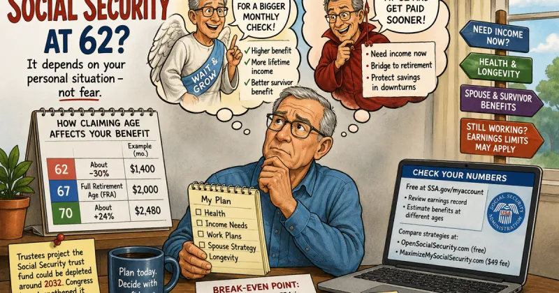 SAVVY SENIOR: With Social Security Uncertainty, Should You Claim Benefits Early?