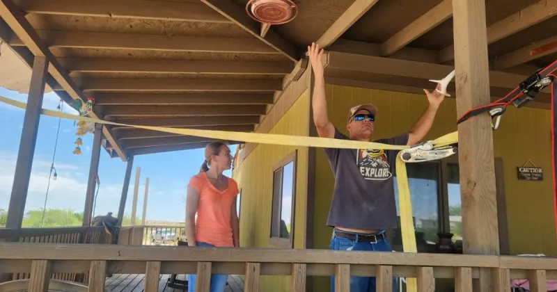 Powerful monsoon tears apart Safford-area home, destroys family's car and scatters livestock