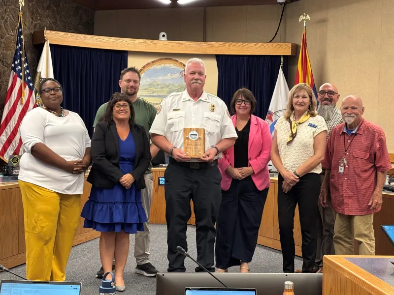 Flagstaff Fire Chief Mark Gaillard Named Leader of the Year