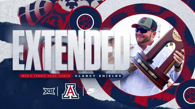 Arizona Men's Tennis Head Coach Clancy Shields Signs Two-Year Contract Extension