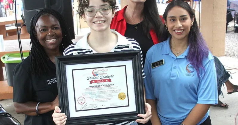 Angelique Valenzuela earns SafeVoice Student Spotlight Award for message about hidden bullying