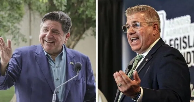 Pritzker, Bailey address farm estate taxes, data centers at candidate forum