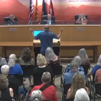 Speakers pack Town Hall to oppose any hint of a data center