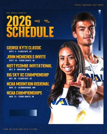 NAU Cross Country Announces 2026 Schedule Featuring Two Home Meets