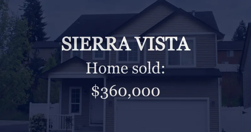 Single-family home in Sierra Vista goes for $360,000