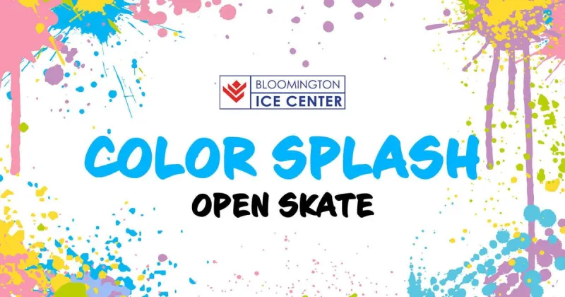 Bloomington Ice Center to host color splash open skate