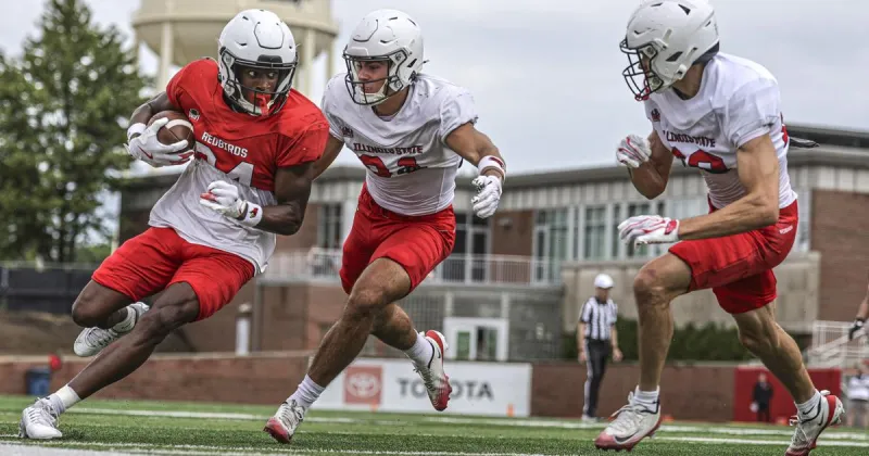Reserves Dallas Amos, Anthony Hall shine in Illinois State football scrimmage