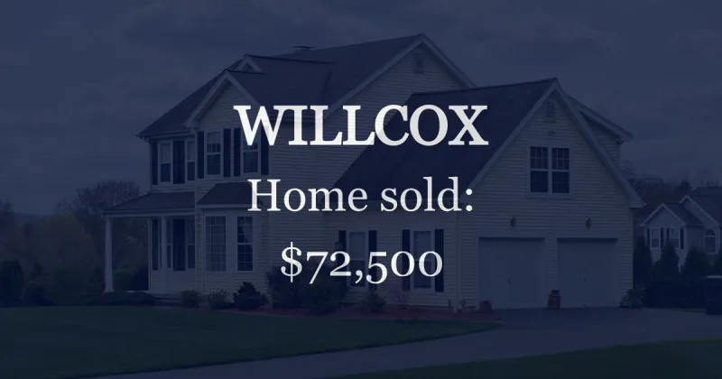 Single-family home sells in Willcox for $72,500