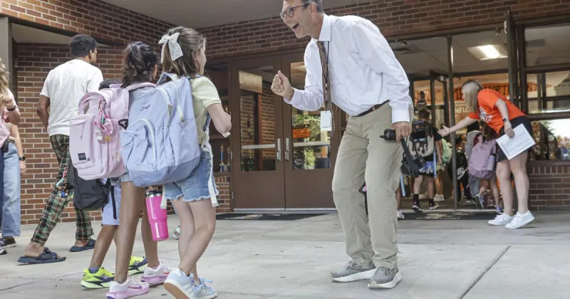 Northpoint principal celebrates first day of school for the final time