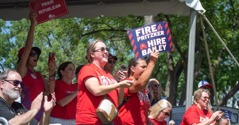 With Trump barely mentioned, Illinois Republicans focus on common enemy