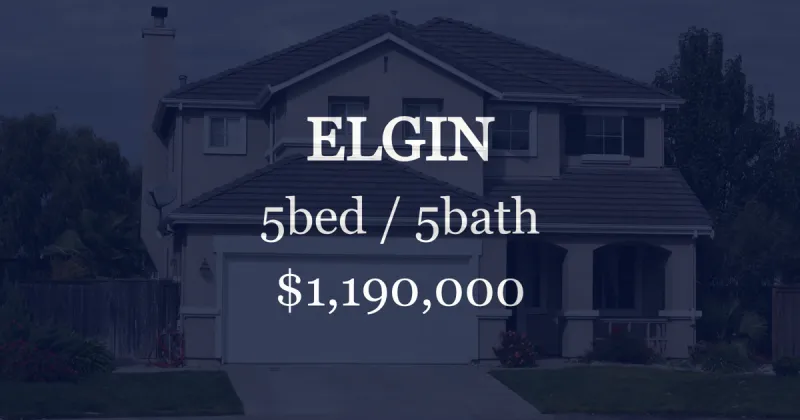 Residential home sells in Elgin for $1.19 million
