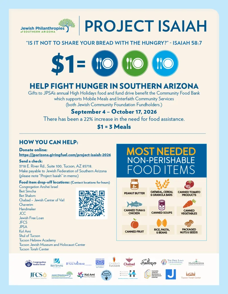 Annual Project Isaiah Food and Fund Drive Begins Sept. 4