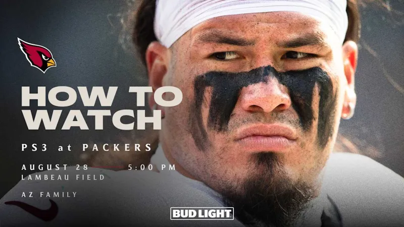 How To Watch: Cardinals at Packers, Preseason Game No. 4