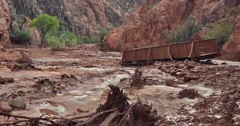 Hikers flown out of Grand Canyon as floods damage trails and infrastructure, force closures