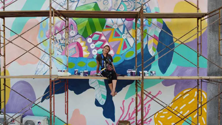 Something big is coming to the Safford Library: A new mural