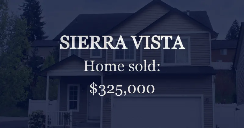 Sierra Vista: Single-family home sells for $325,000
