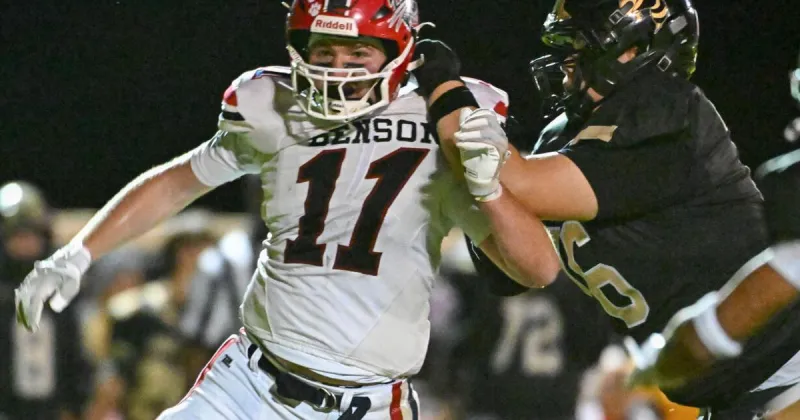 Benson rolls past Tombstone 49-3, improves to 3-0