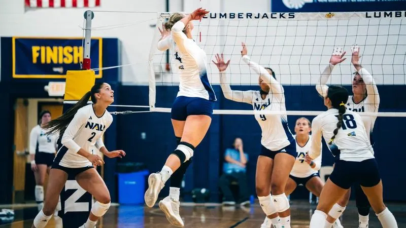 NAU Volleyball Hosts UC Riverside, Omaha and Grand Canyon in Lumberjack Classic