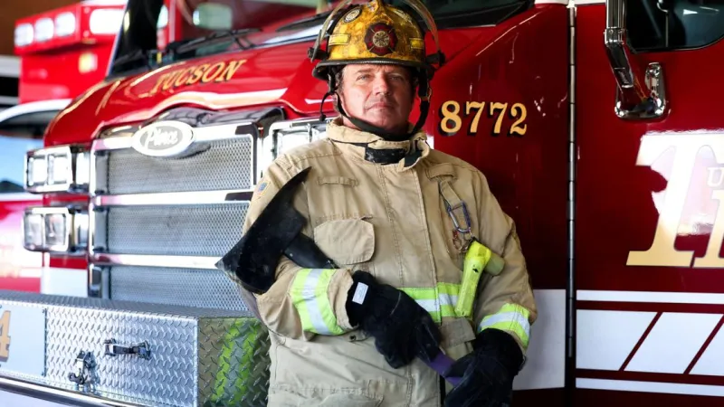 'You're doing it for them': Tucson firefighter among hundreds walking for 9/11 victims