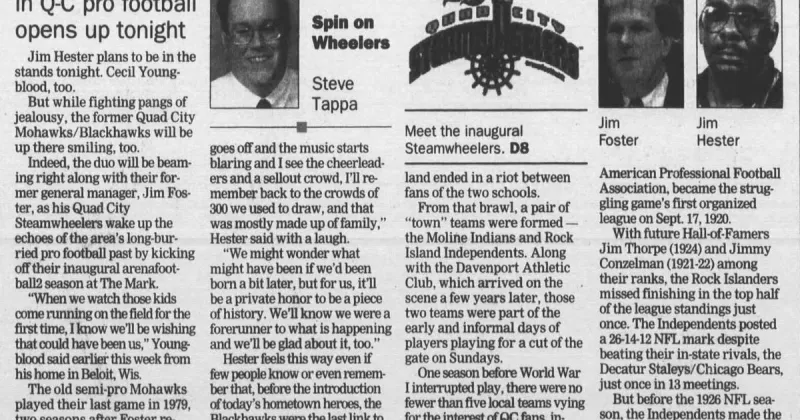Throwback Thursday: Before the NFL, the Quad-Cities built a football legacy