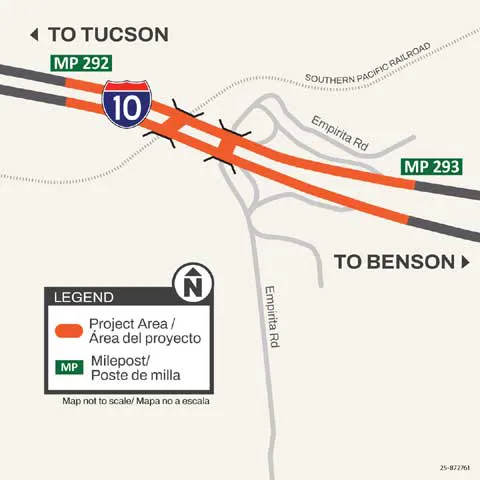 Lane closures on I-10 next week