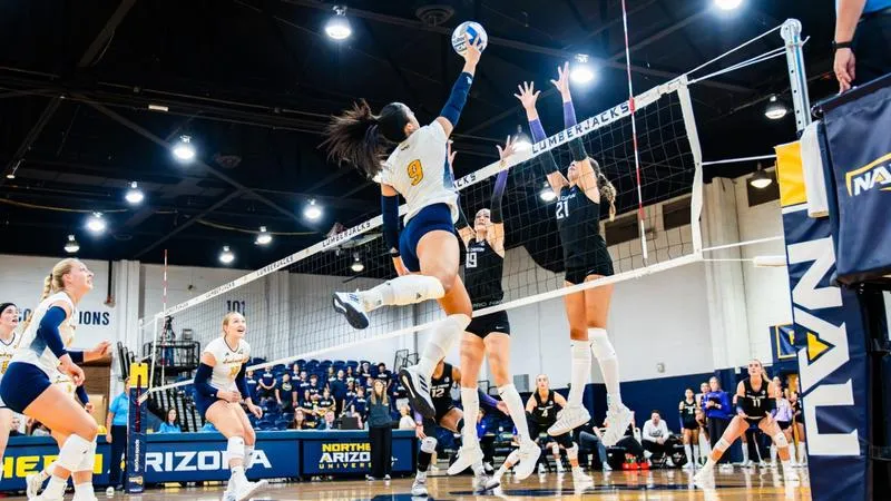 NAU Pushes GCU to the Limit in Five-Set Defeat