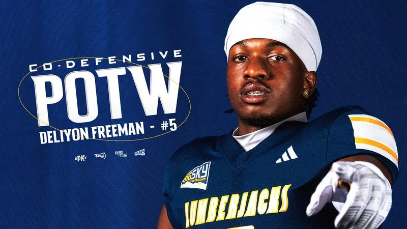 Deliyon Freeman Garners Big Sky Co-Defensive Player of the Week Award