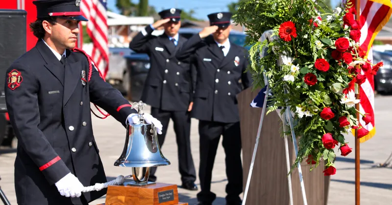 Douglas marks 25th anniversary of 9/11 with remembrance, call for unity