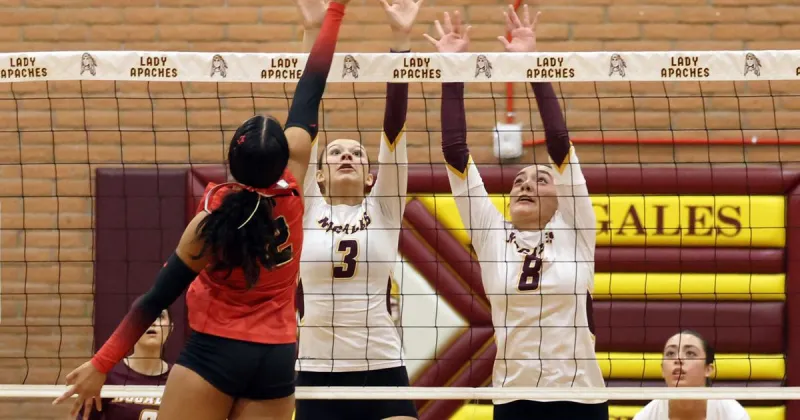 Rio Rico takes rivalry volleyball match with Nogales