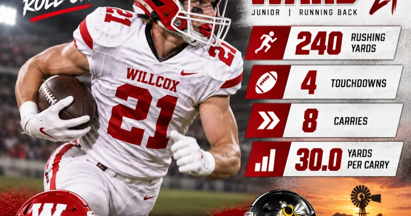 Willcox thumps Tombstone 54-0, improves to 5-0