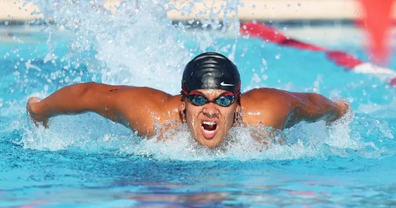 Hawks hit the water at final home meet