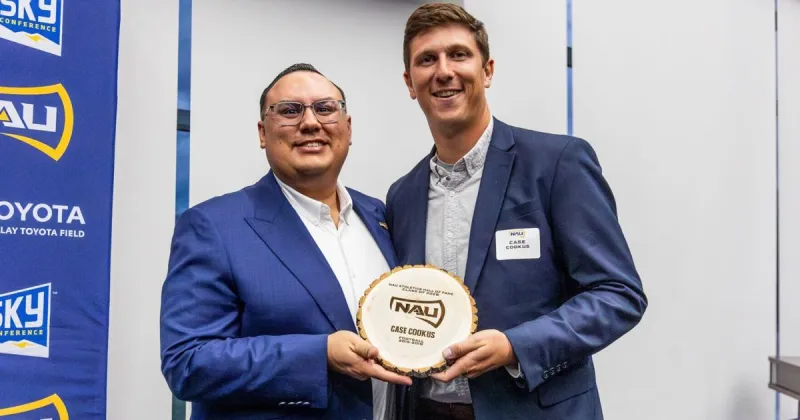 Built for the next play: Case Cookus enters NAU Athletics Hall of Fame