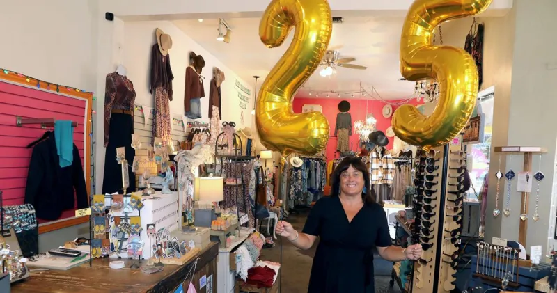 Celebrating 25 years in Flagstaff out on Rainbow's End