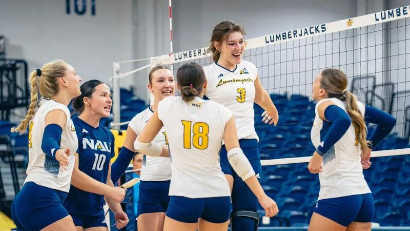 NAU Volleyball Open Big Sky Play in Flagstaff