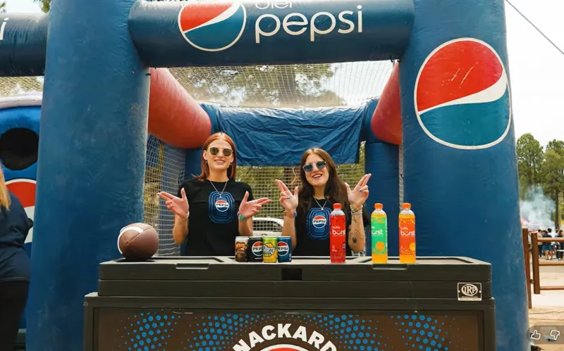 Nackard Pepsi Energizes Lumberjack Game Days