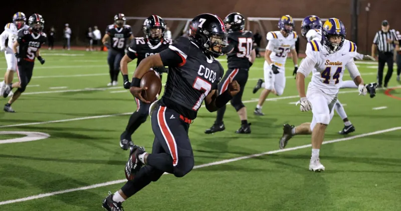 Coconino football shut down in second half by 5A Sunrise Mountain