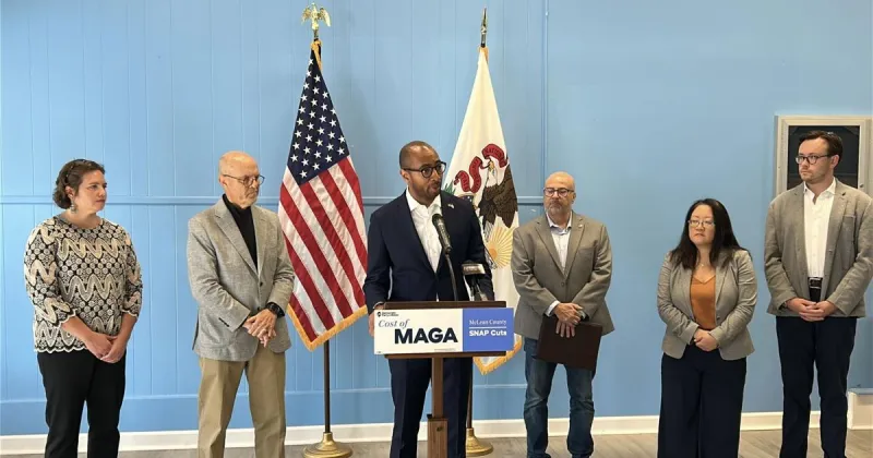 Illinois Democrats spotlight SNAP changes at Bloomington event