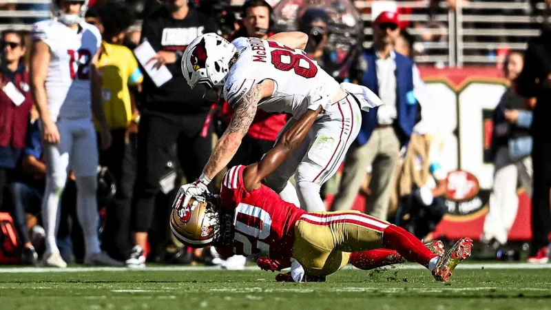 Trey McBride Nasty Stiff-Arm Gains Him Another Angry Runs Nod