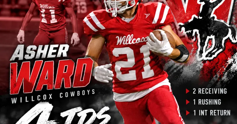 Willcox improves to 7-0 with 61-0 rout of Desert Christian