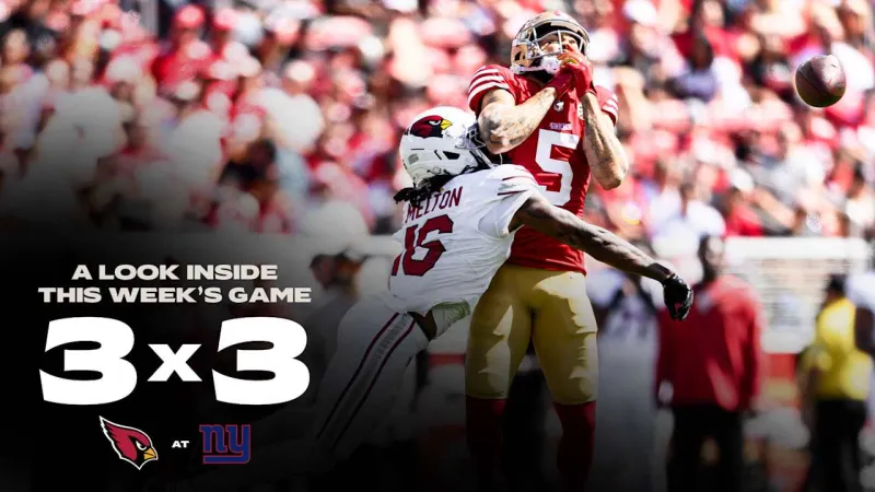 3x3: Week 4 Cardinals at Giants