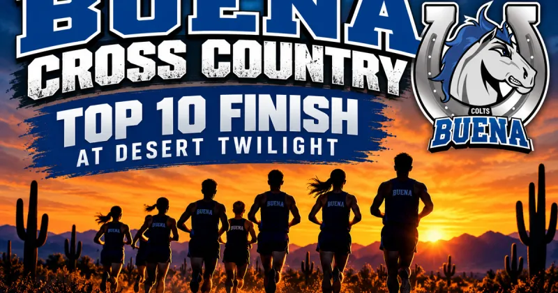 Buena boys crack top 10 at prestigious Desert Twilight Cross Country Festival