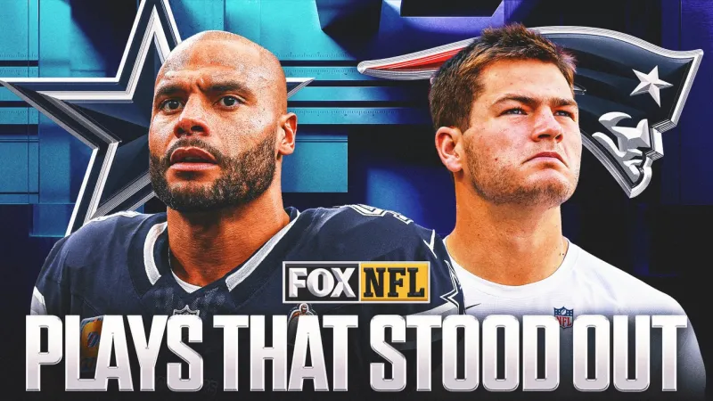 NFL Week 4 Plays That Stood Out: Dak Prescott Carves Up Houston; Drake Maye Delivers