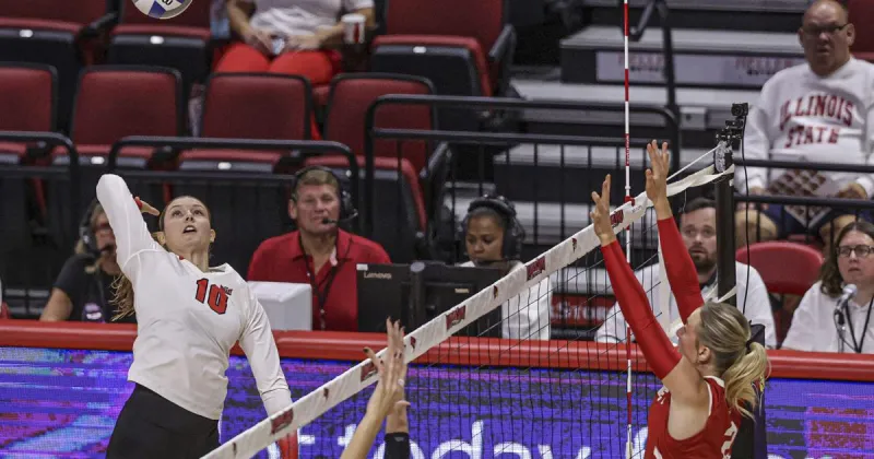 Illinois State volleyball sails to sweep over Bradley