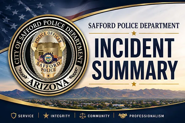 Safford Police Incident Report -- October 8, 2026